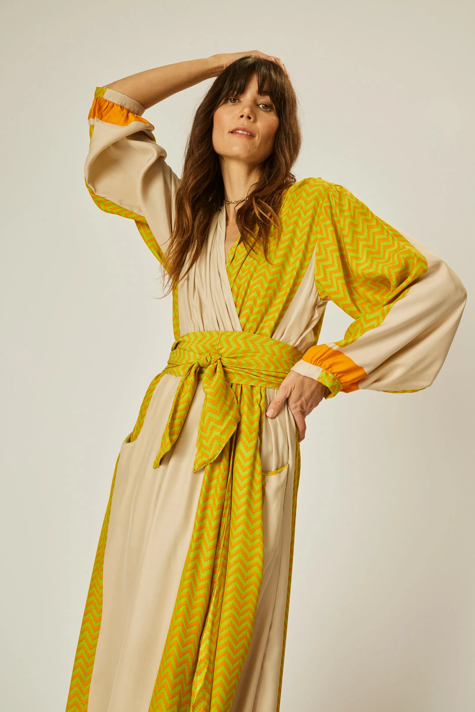 NICO L/S MAXI WITH SASH
