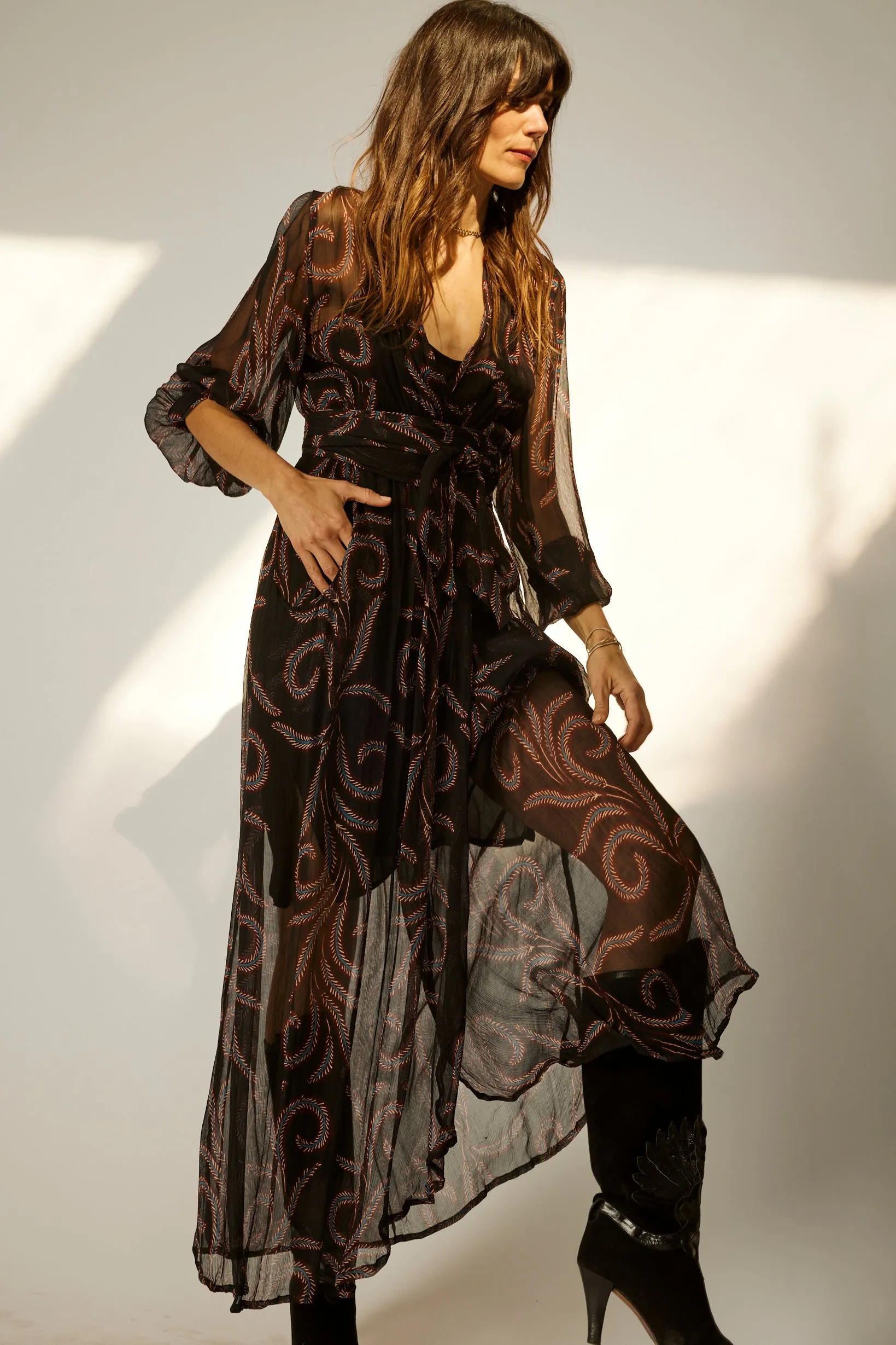 NICO L/S MAXI WITH SASH
