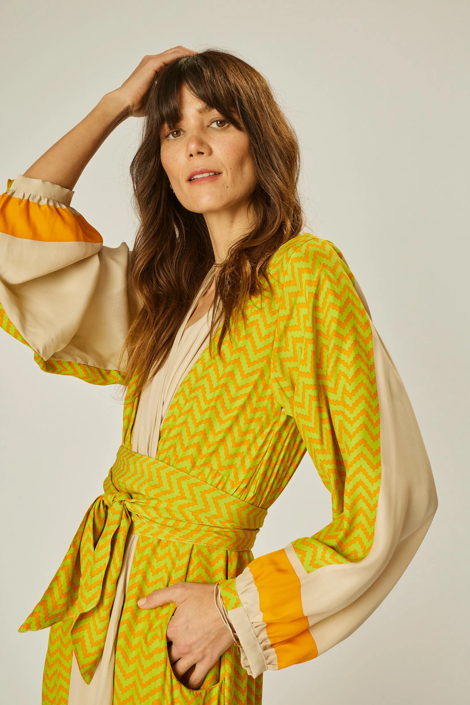 NICO L/S MAXI WITH SASH