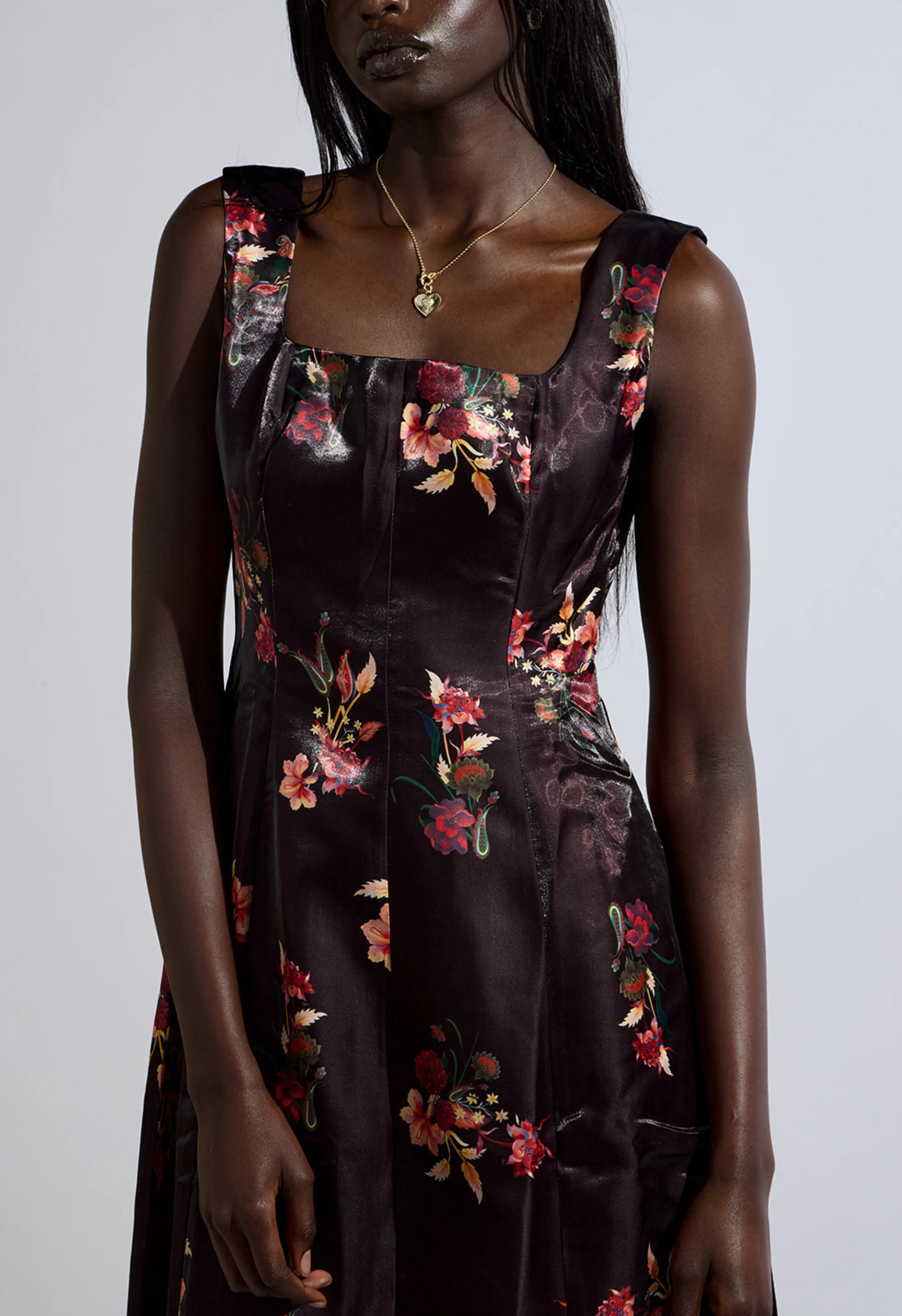 Nior Flora Silk Midi