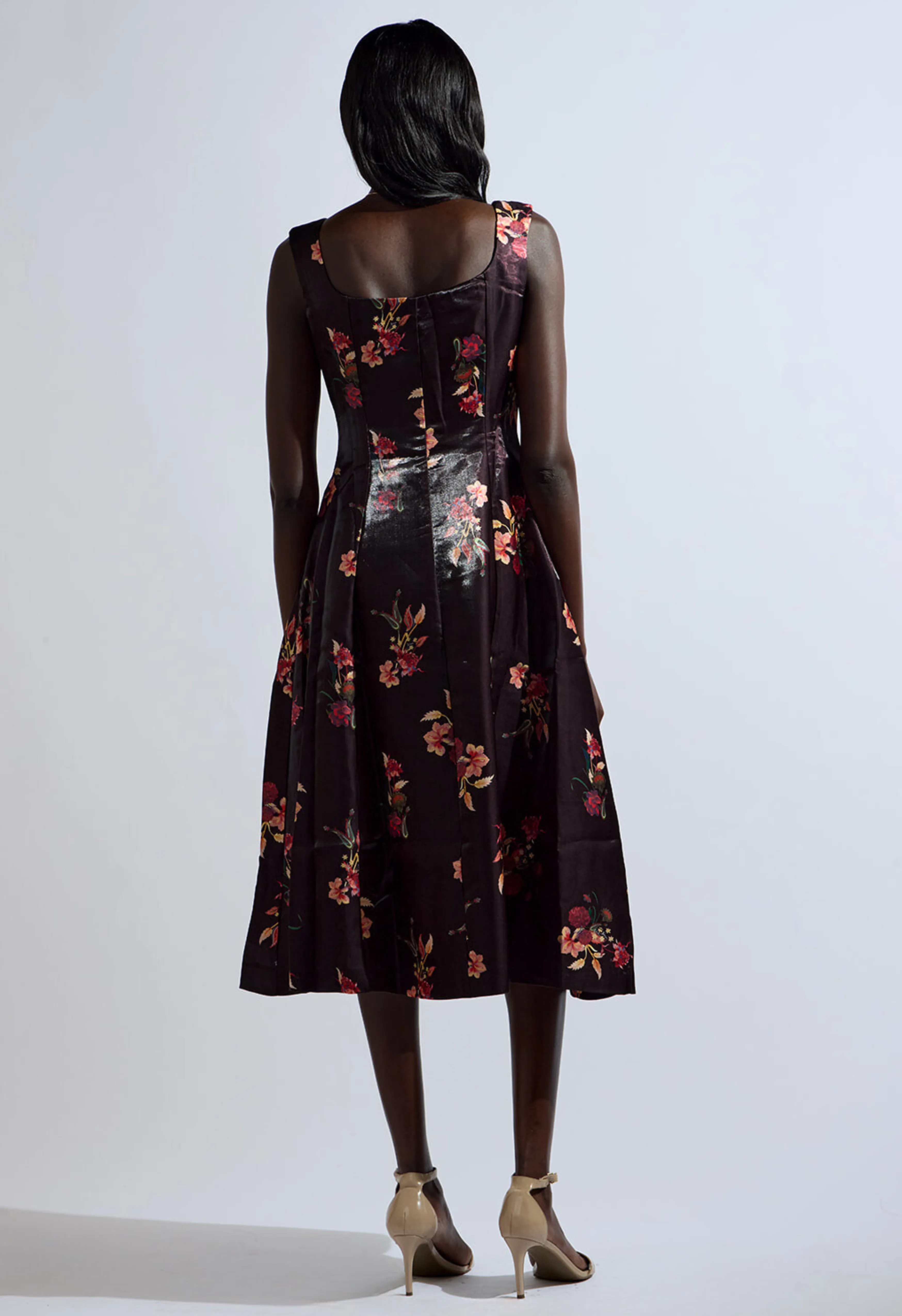 Nior Flora Silk Midi