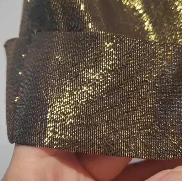 NWT -MADISON MARCUS - SHORTS - golden/black - evening shorts- WITH TAG