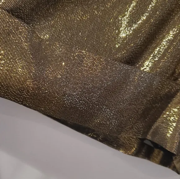 NWT -MADISON MARCUS - SHORTS - golden/black - evening shorts- WITH TAG