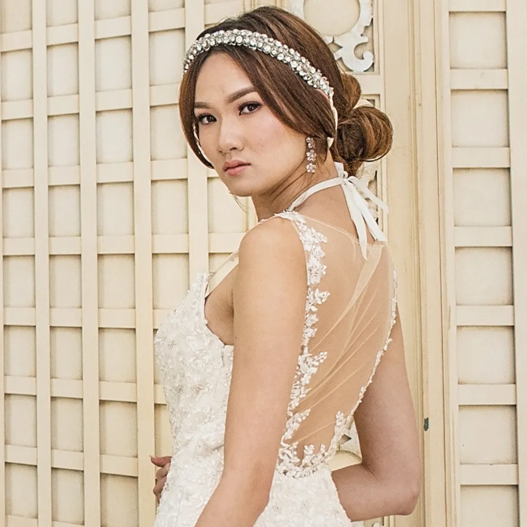 One-Of-A-Kind Love's Union Tiara Headpiece Sash