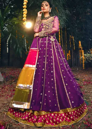 Pakistani Mehndi Dress Design for Bride 2021 #BB238