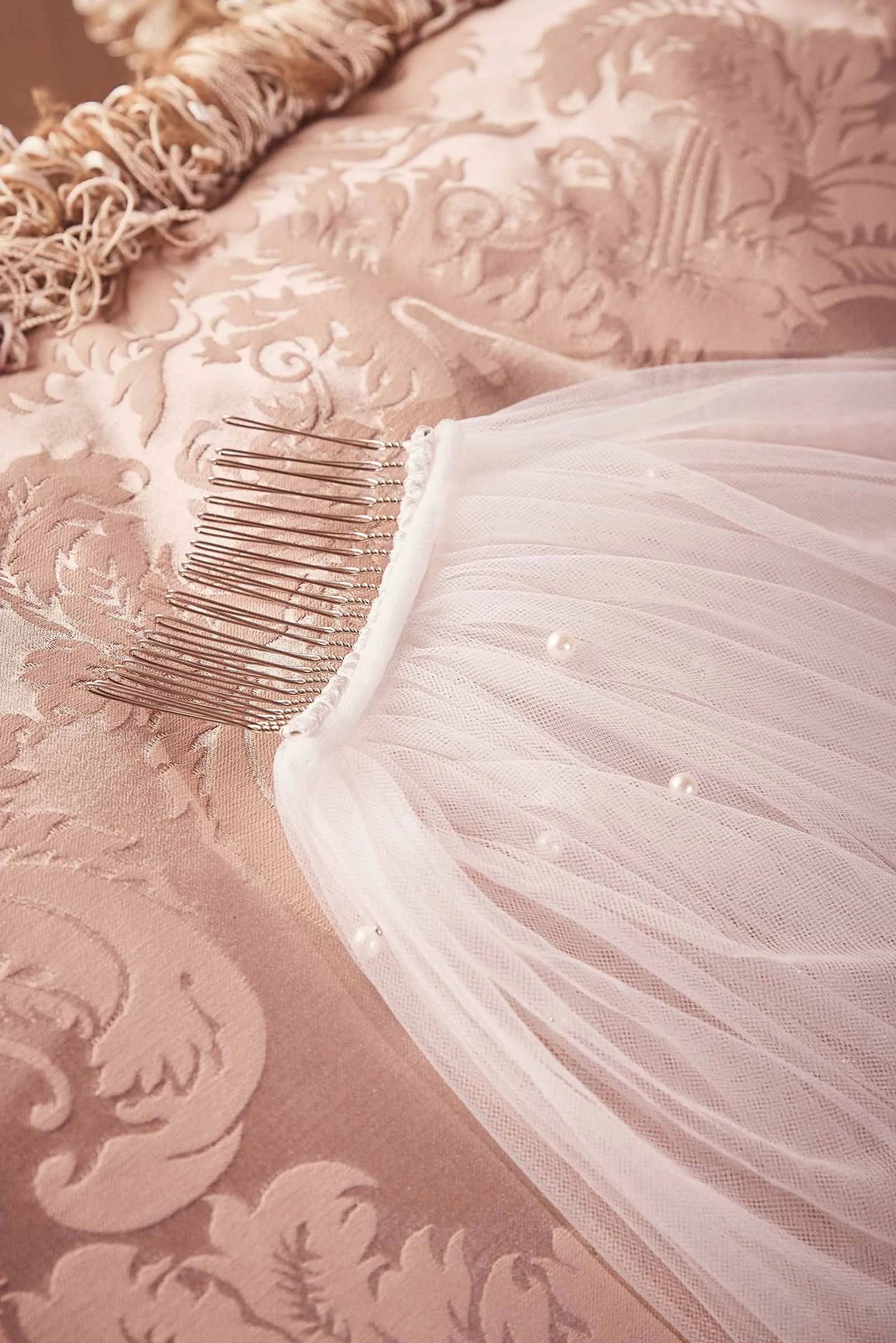 Pearl Drops Chapel Veil