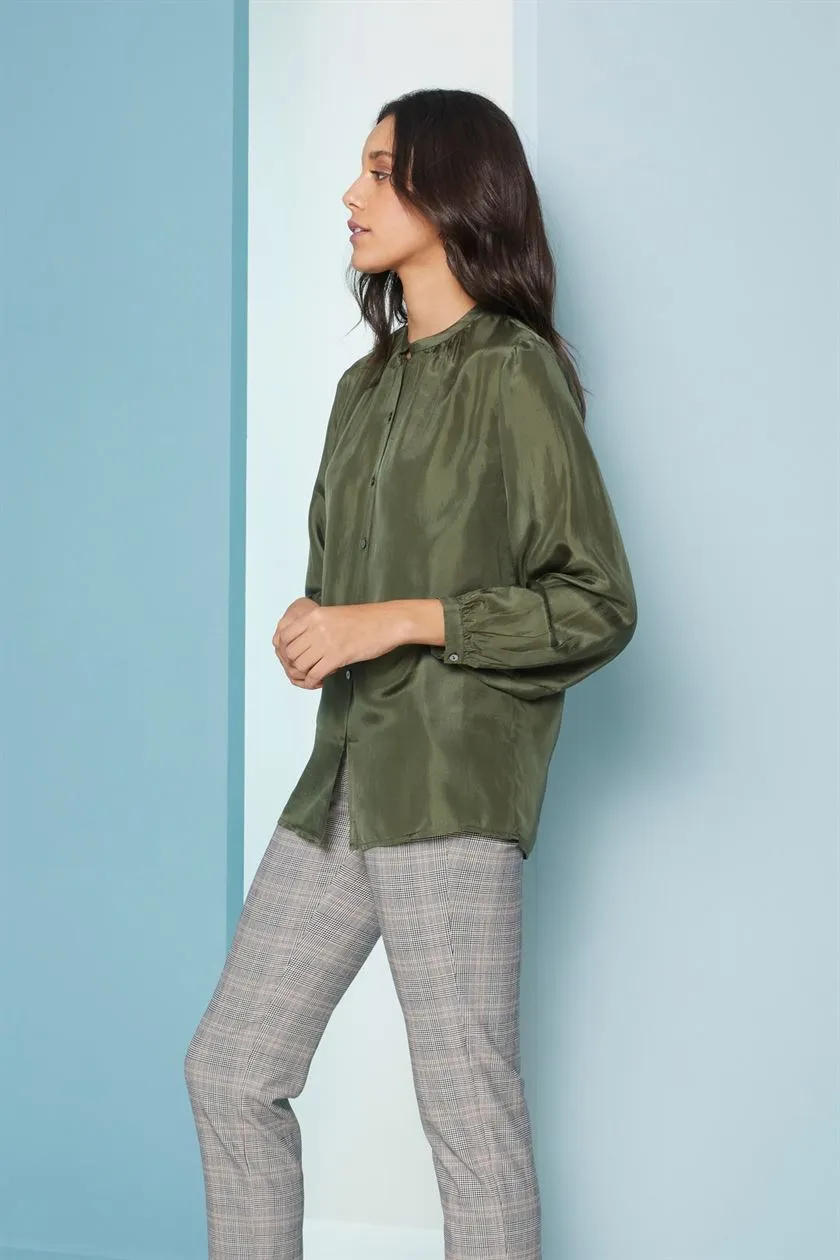 Perona   I   Womenshirts & Topshirts -Carlo-Pwa-Fv21-1102-Pine Green  AS7650