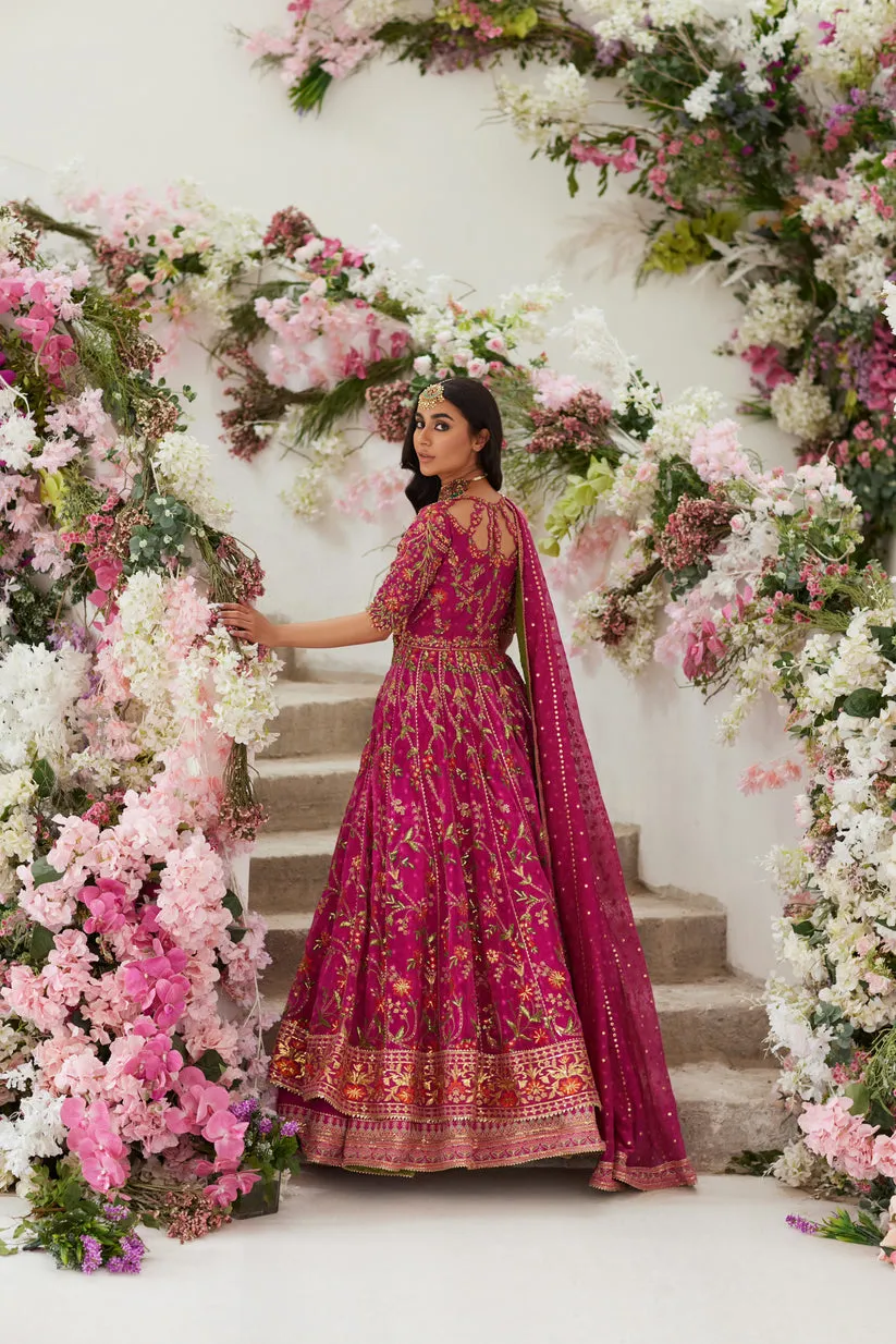 Pishwas Frock Lehenga Dupatta Pakistani Wedding Dress