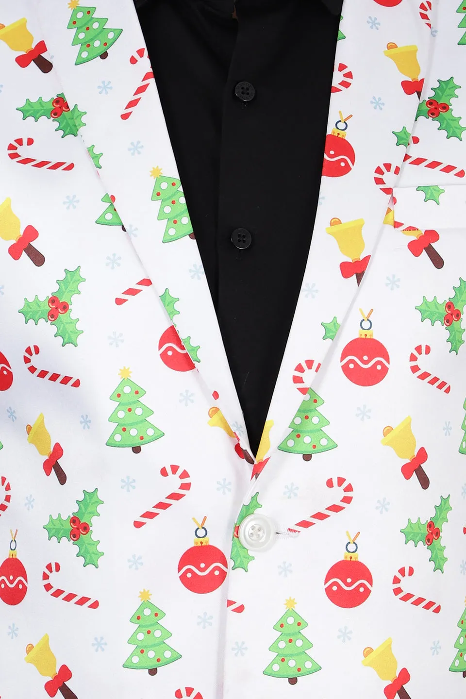 Polyester Cotton Christmas White Jacket Vest Waistcoat