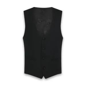 Remus Uomo - Slim Fit Evening Dinner Waistcoat in Black