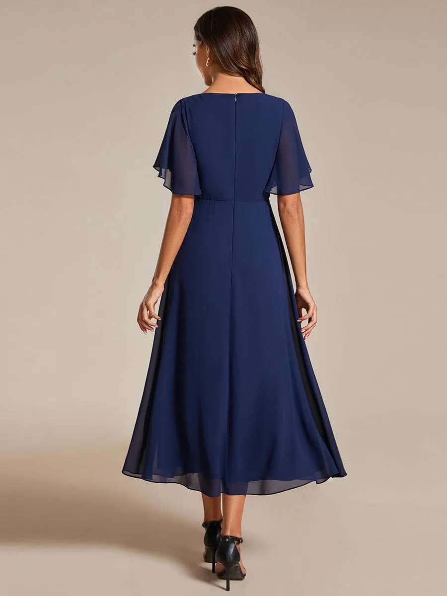 Roycebridal Corrieanne midi Mother of the groom dress in navy Express NZ wide