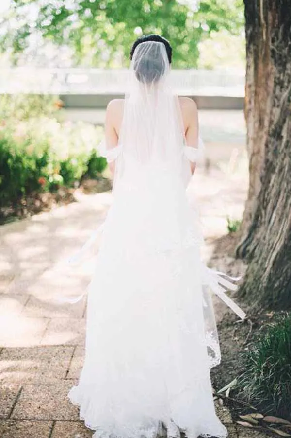 Roycebridal Simple Chiffon Off-the-Shoulder Beach Wedding Dresses, Bridal Dresses, MW699