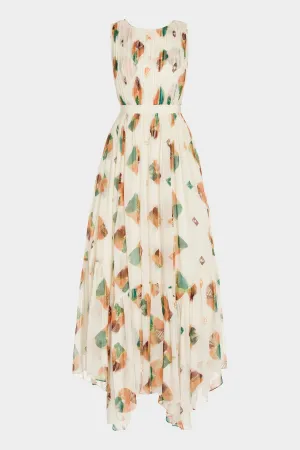 Sarai Midi Dress in Aurora