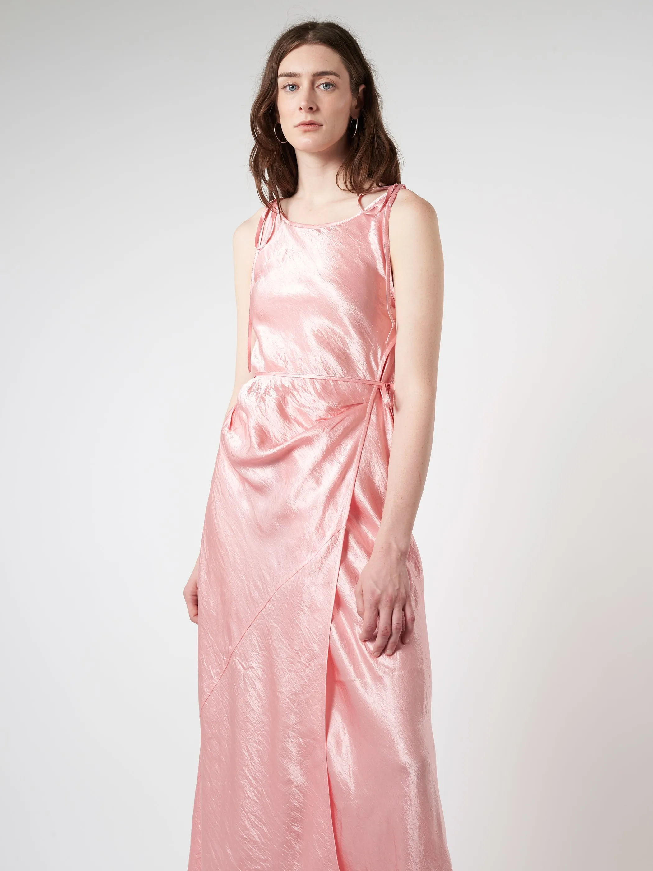 Satin Strap Dress
