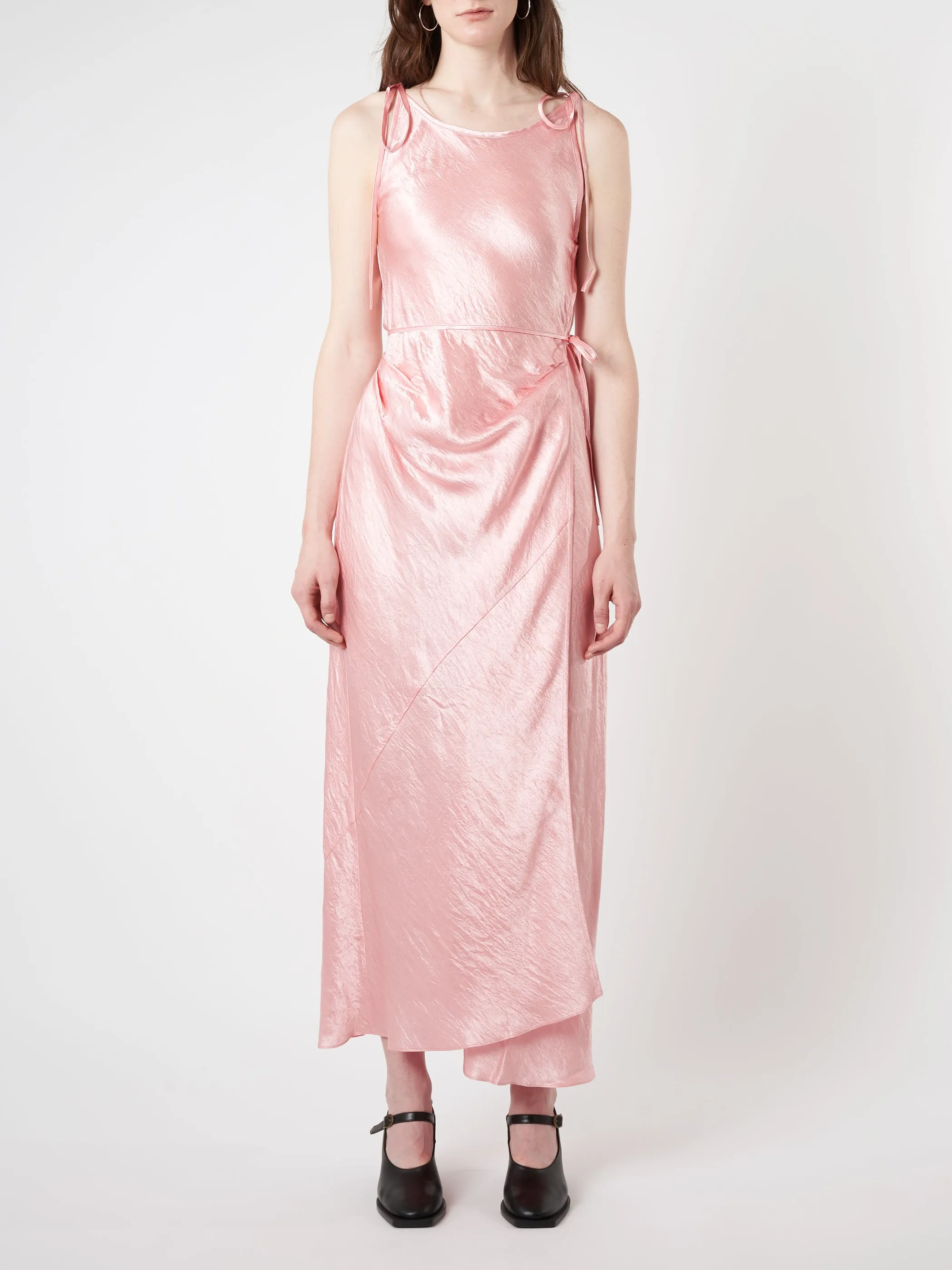 Satin Strap Dress