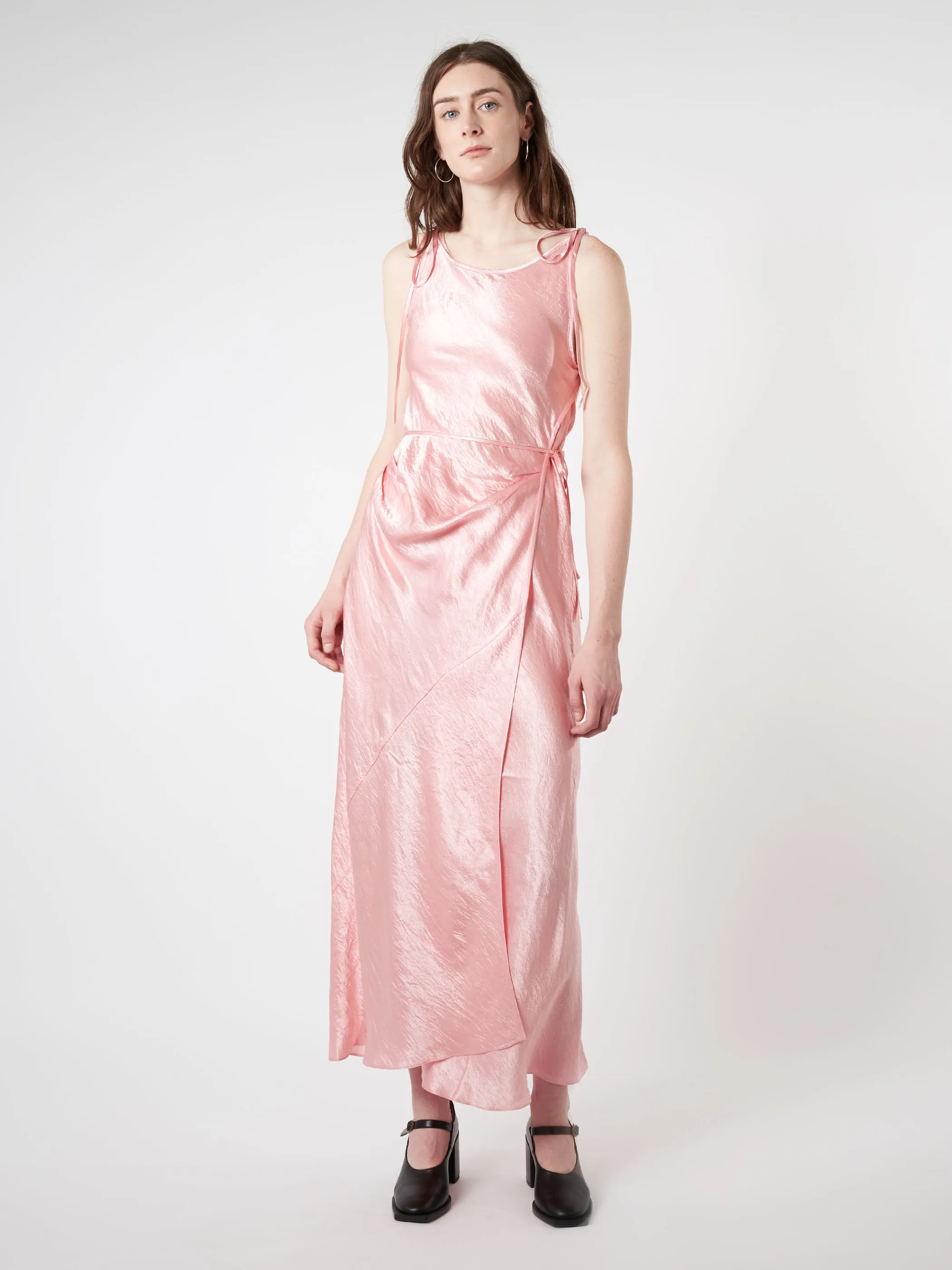 Satin Strap Dress