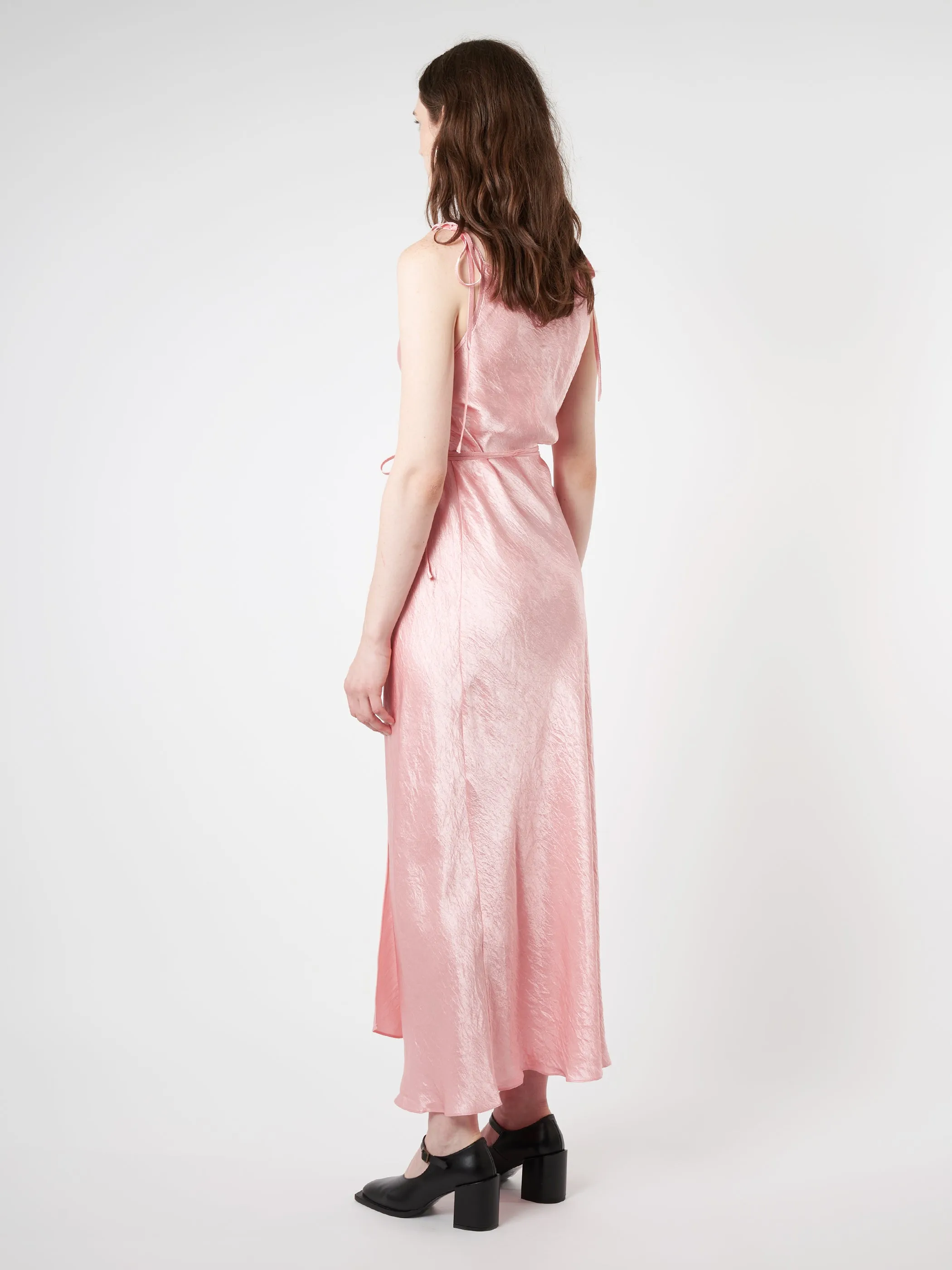 Satin Strap Dress