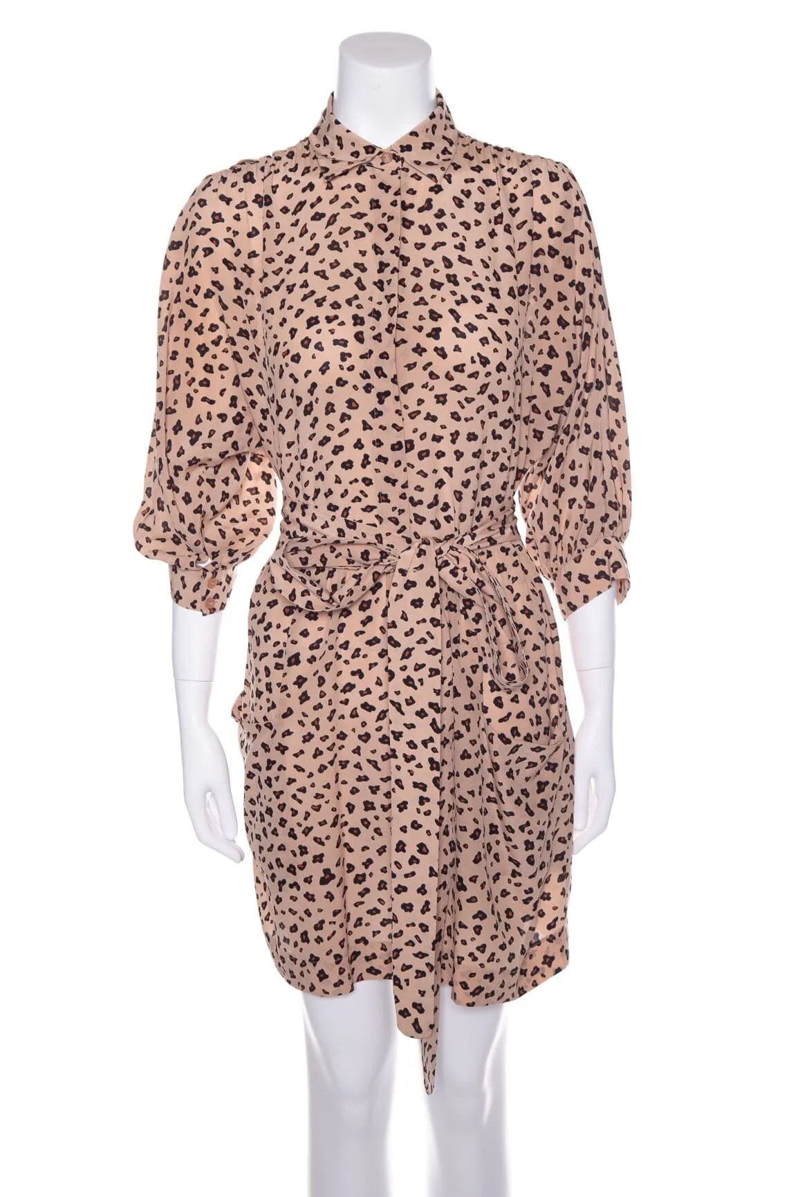 See by Chloe cheetah dress SZ 2