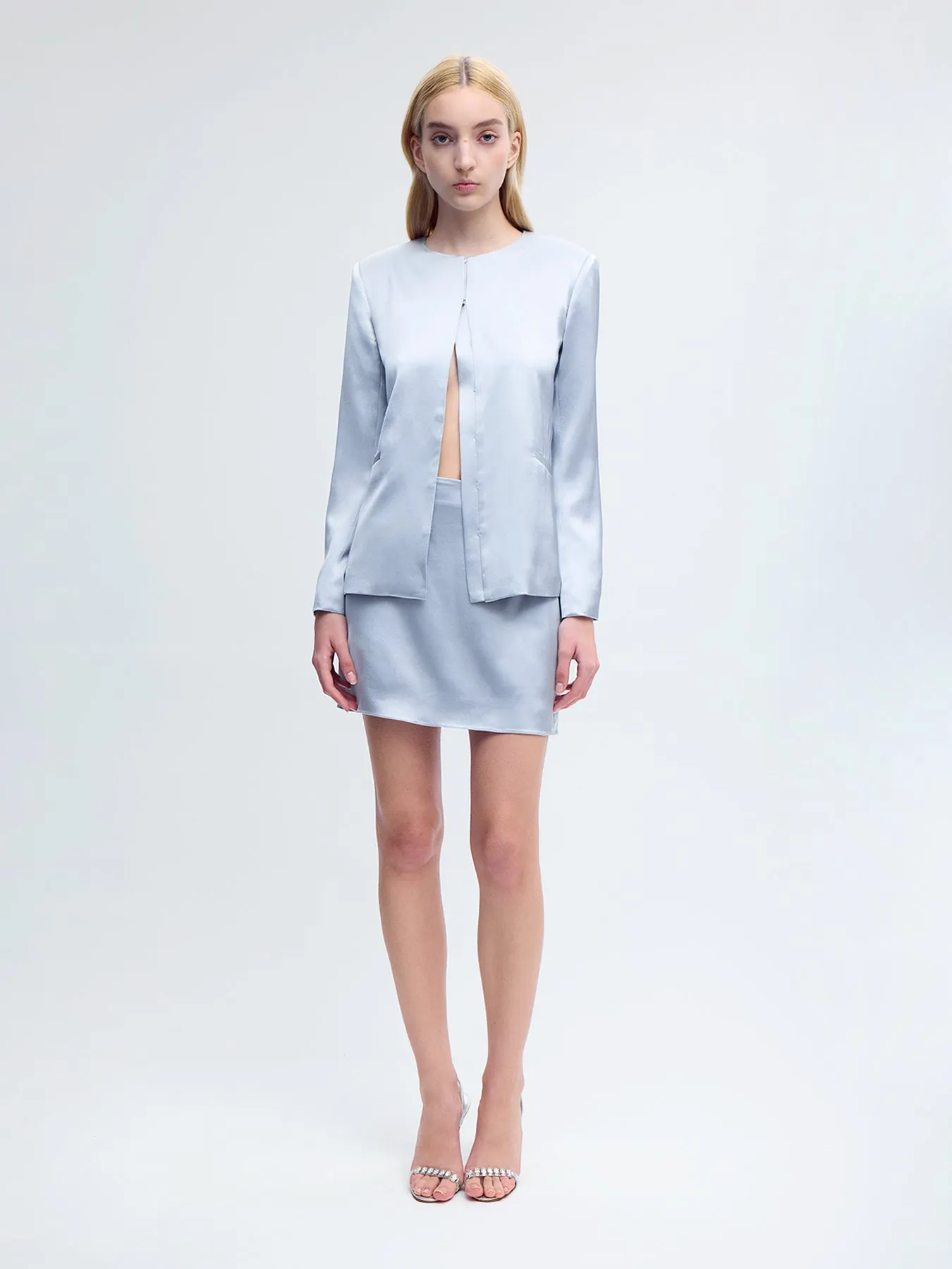 Shacket in Silver