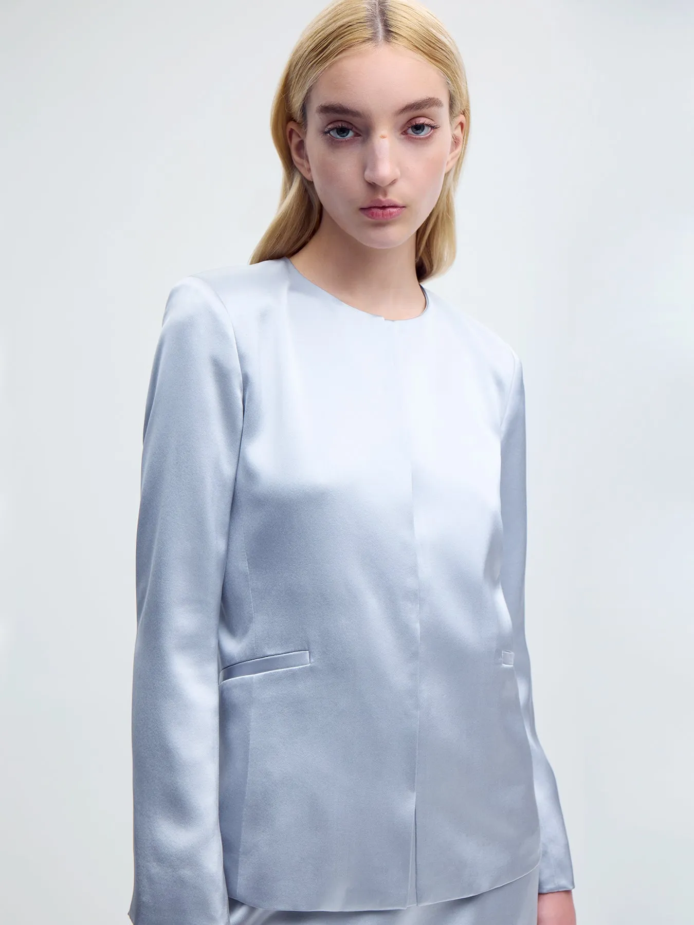 Shacket in Silver