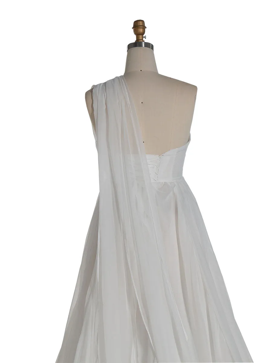 Silk Chiffon Maternity Photoshoot Dress Maternity Wedding Dress YW240109