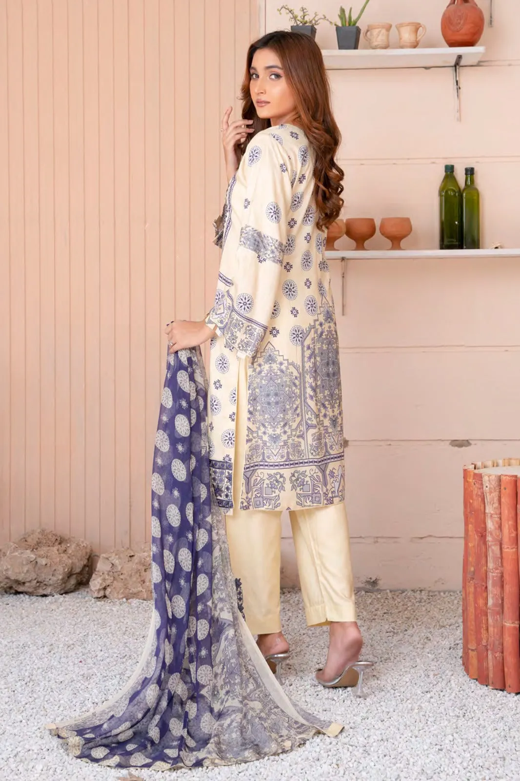soni Dress 3 Piece  linen