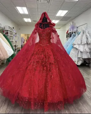 Sparkly Quinceanera Dress Sequined Lace Sweet 16 Puffy Tulle Ball Gown vestidos de quinceañera