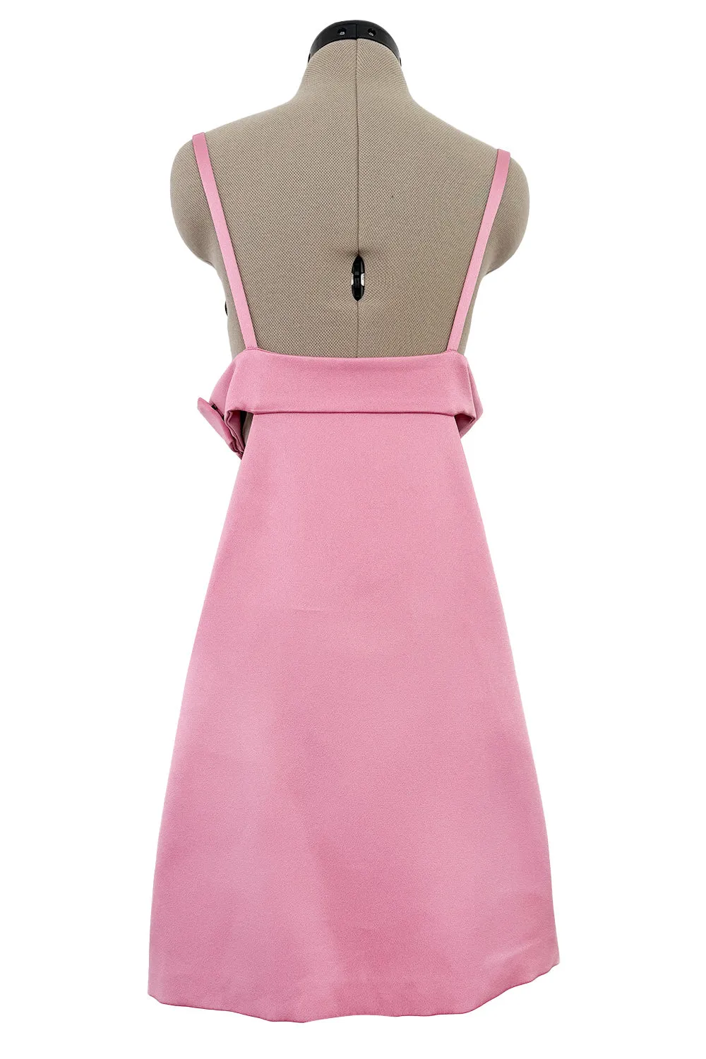 Statement Resort 2016 Fausto Puglisi Pink Mini Dress w Silver Metal Medallions