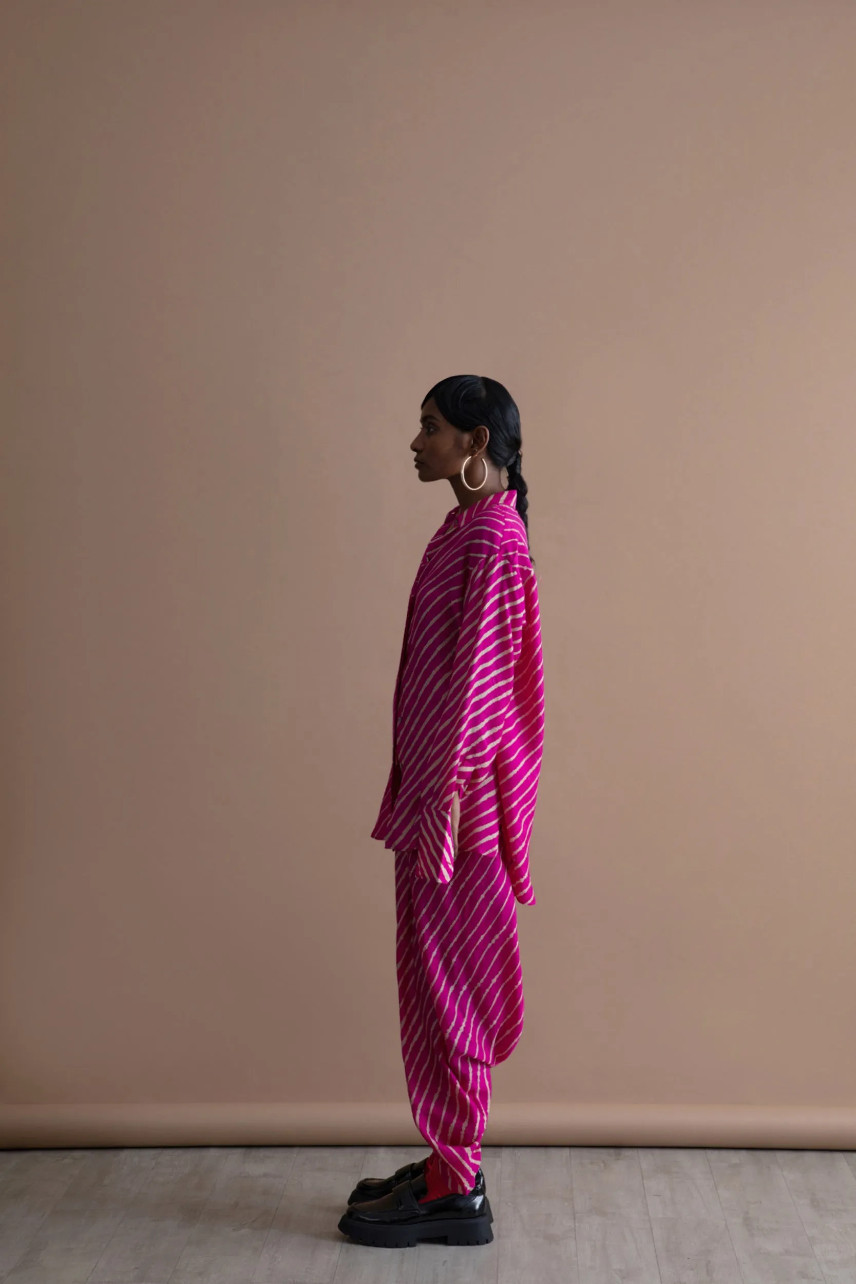 Summer Dhoti Fall Tussar Silk Fashion Edit Kai-02 Urvashi Kaur