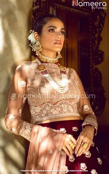 Thread Embroidered Pakistani Lehenga Party Wear #PN87