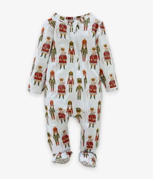 Velvet Fawn Land of Snow Zipper Footie Jammie