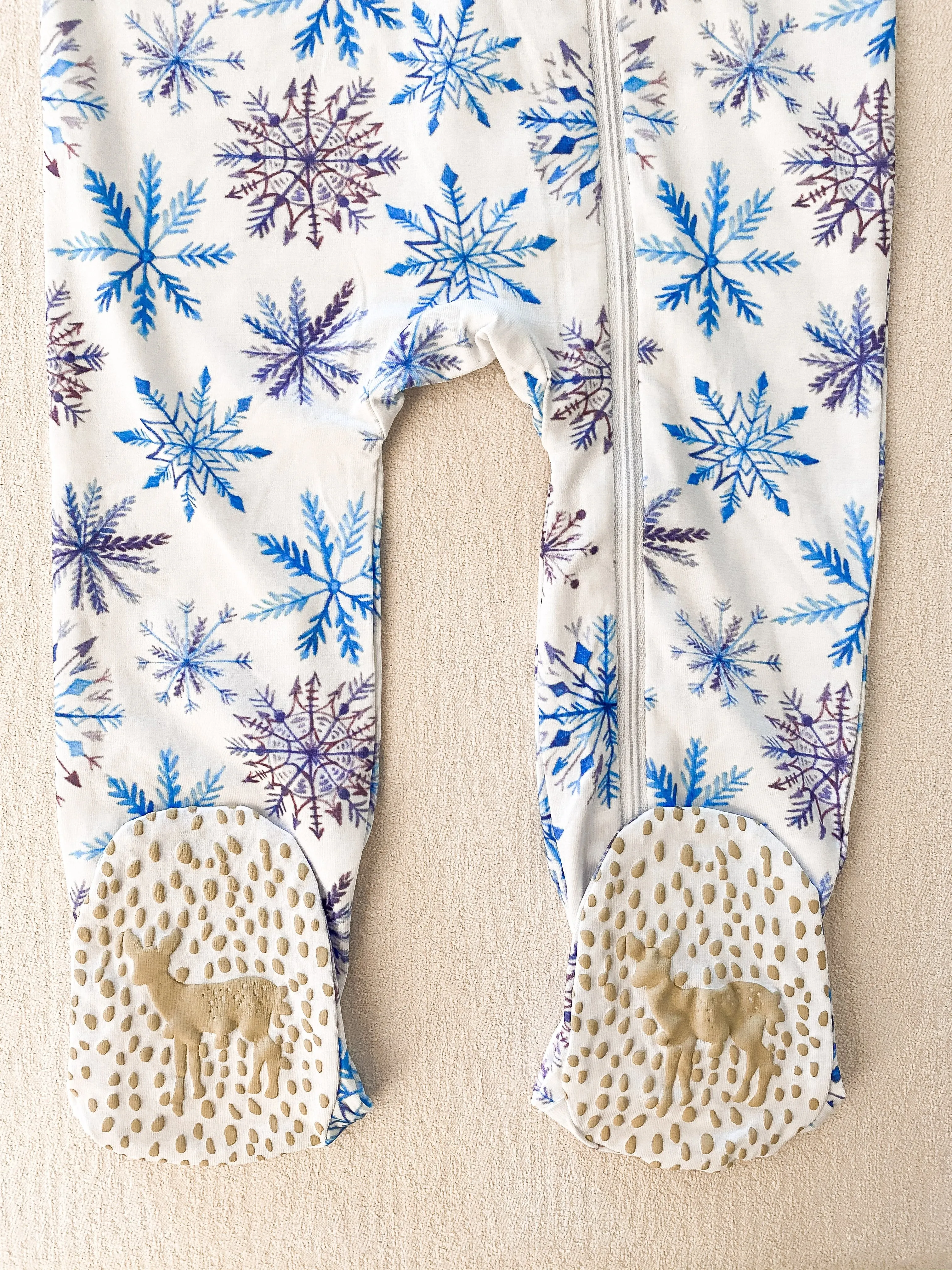 Velvet Fawn Winter Magic Zipper Footie Jammies