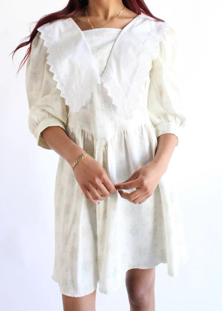 Vintage Floral Dress D0157