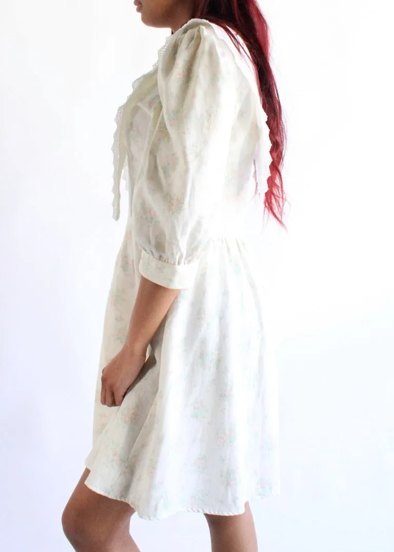 Vintage Floral Dress D0157