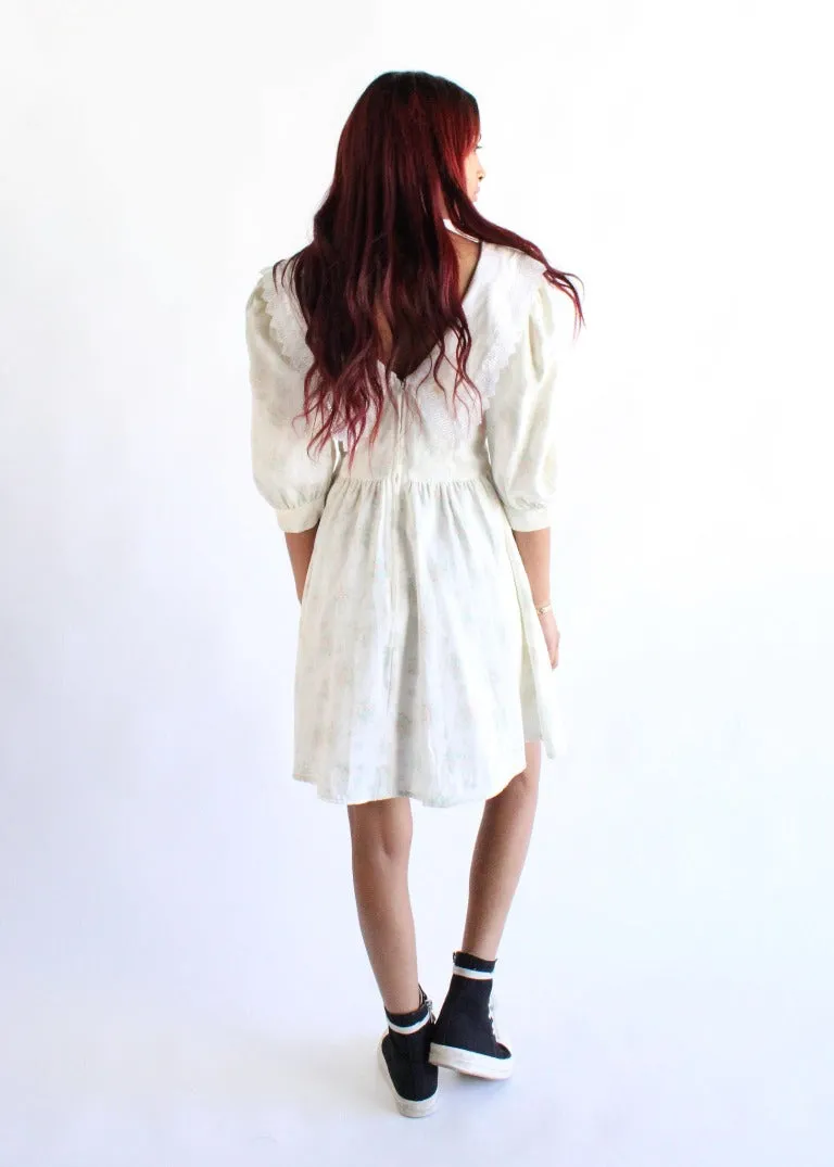 Vintage Floral Dress D0157