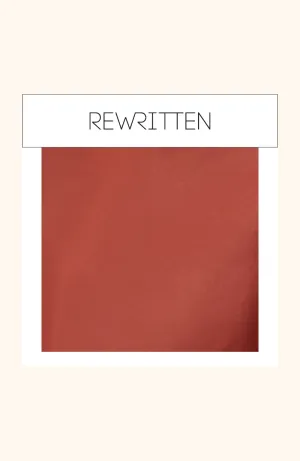 Viscose Satin Swatch in Terracotta