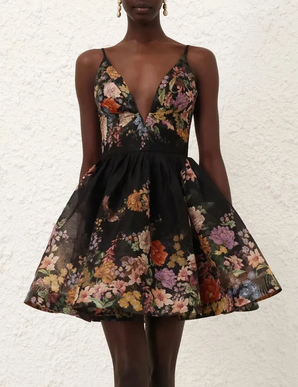 ZIMMERMANN Pavilion V Neck Mini Dress
